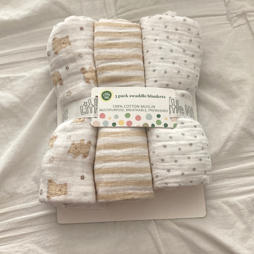Little me swaddle blankets